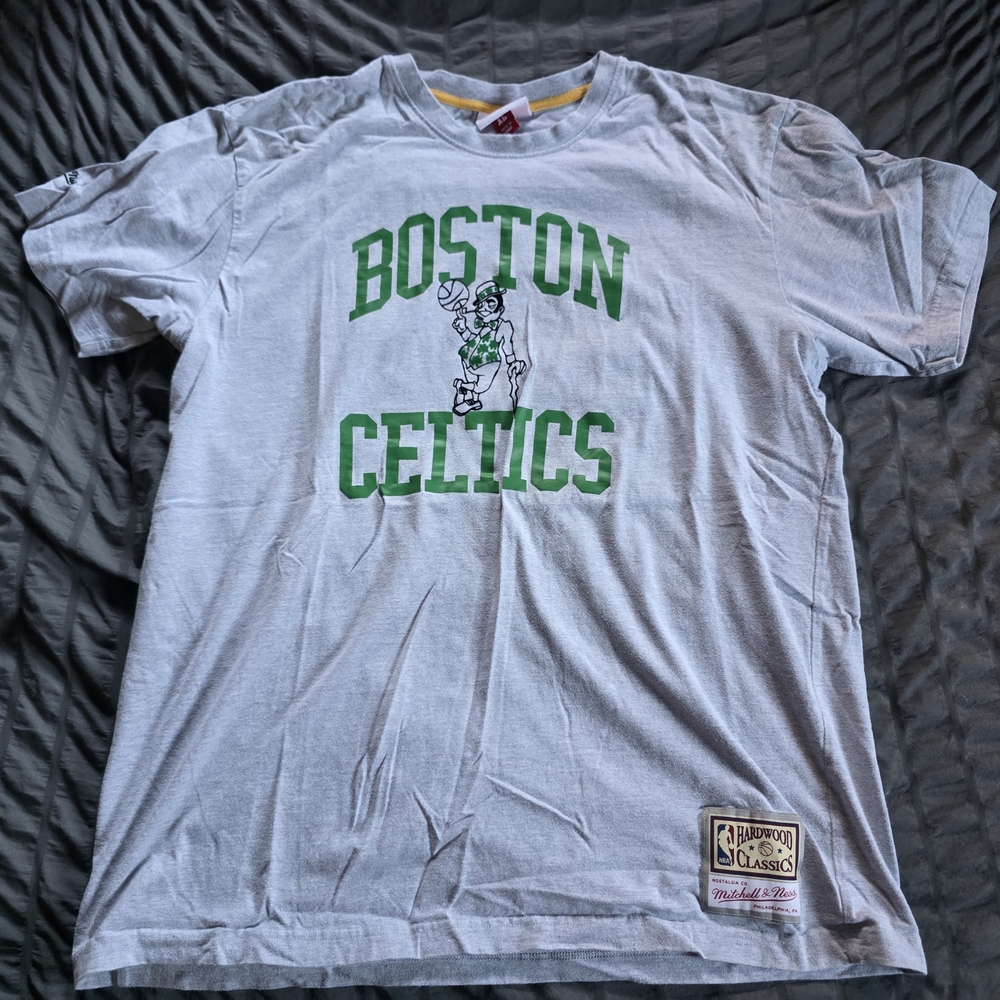 Mitchell & Ness X BODEGA Boston Celtics Gray Tee